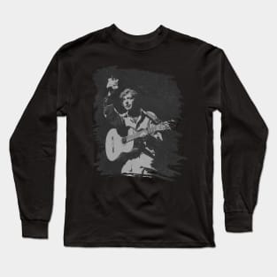 Leonard Cohen // Retro poster Long Sleeve T-Shirt